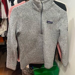 Patagonia Kids Heathered Gray Pullover Jacket